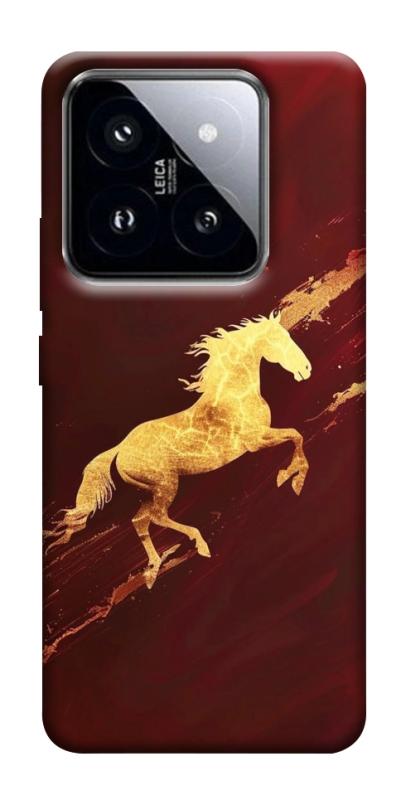 Чохол itsPrint Gold Splash для Xiaomi 14 Pro, тварини, купити оптом з доставкою