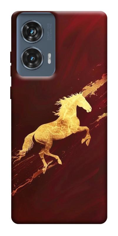 Чохол itsPrint Gold Splash для Motorola Edge 50 Fusion, тварини, купити оптом з доставкою