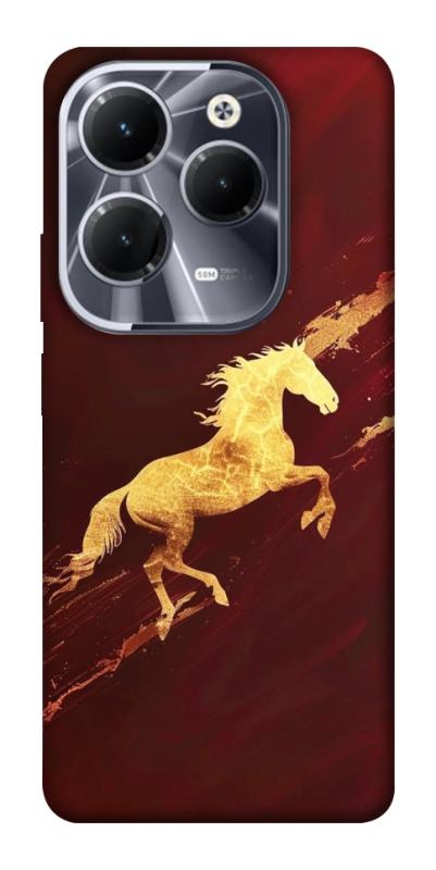 Чехол itsPrint Gold Splash для Infinix Hot 40, животные, купить оптом с доставкой