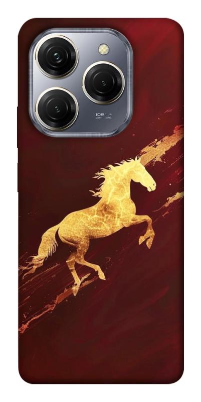 Чехол itsPrint Gold Splash для TECNO Spark 20 Pro, животные, купить оптом с доставкой
