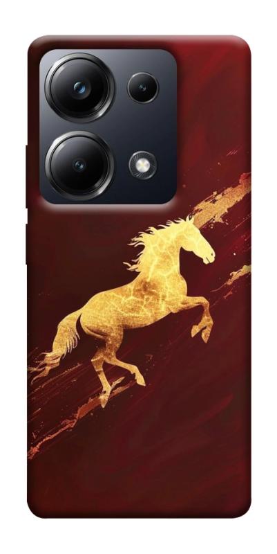 Чехол itsPrint Gold Splash для Xiaomi Redmi 13 4G / Poco M6 4G, животные, купить оптом с доставкой