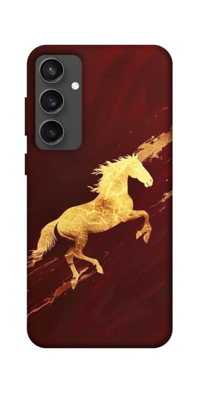 Чехол itsPrint Gold Splash для Samsung Galaxy S24 FE, животные, купить оптом с доставкой