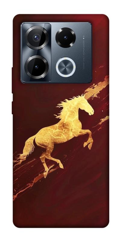 Чехол itsPrint Gold Splash для Infinix Note 40 Pro 4G, животные, купить оптом с доставкой