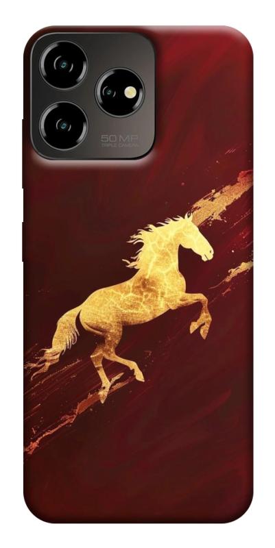 Чехол itsPrint Gold Splash для ZTE Blade V50 Desing 4G, животные, купить оптом с доставкой