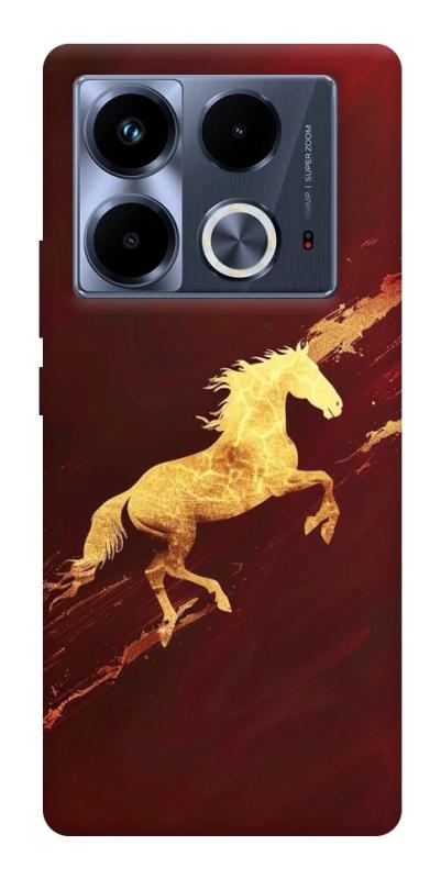 Чехол itsPrint Gold Splash для Infinix Note 40 4G, животные, купить оптом с доставкой