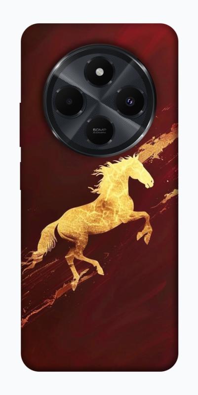 Чехол itsPrint Gold Splash для Xiaomi Redmi 14C / Poco C75, животные, купить оптом с доставкой
