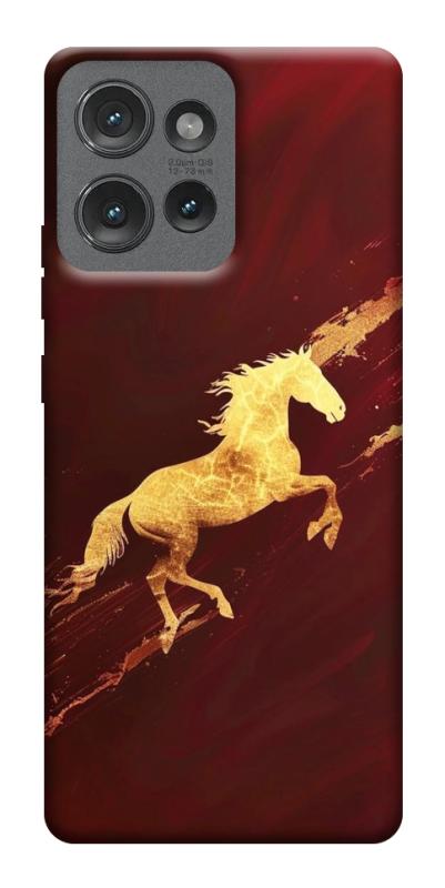 Чехол itsPrint Gold Splash для Motorola Edge 50, животные, купить оптом с доставкой