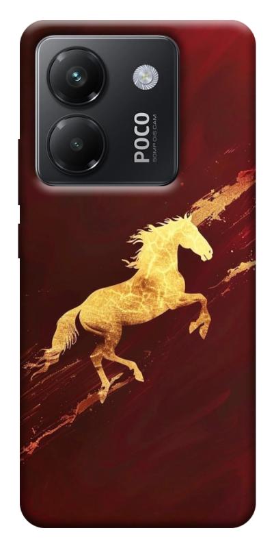 Чехол itsPrint Gold Splash для Xiaomi Poco M7 Pro 5G, животные, купить оптом с доставкой