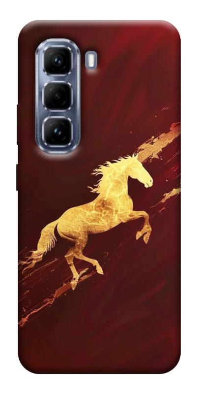 Чехол itsPrint Gold Splash для Infinix Hot 50 Pro, животные, купить оптом с доставкой