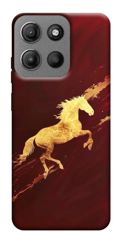 Чехол itsPrint Gold Splash для Motorola Moto G15 4G, животные, купить оптом с доставкой