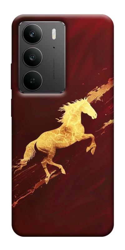 Чехол itsPrint Gold Splash для Realme C75, животные, купить оптом с доставкой