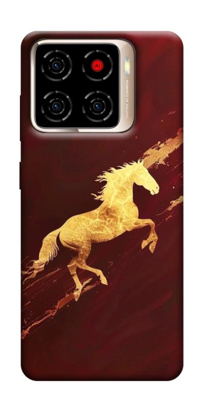Чехол itsPrint Gold Splash для ZTE Blade A56, животные, купить оптом с доставкой