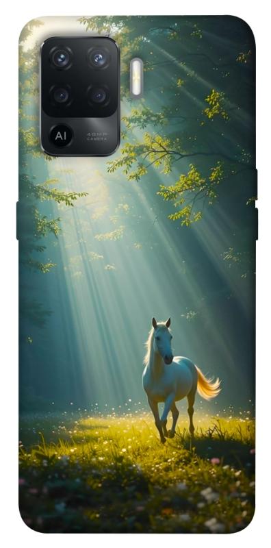 Чехол itsPrint Horse in nature для Oppo Reno 5 Lite, животные, купить оптом с доставкой