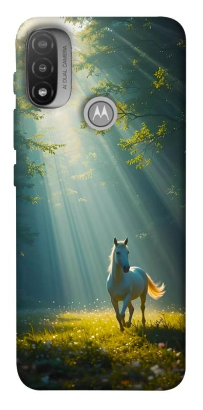 Чехол itsPrint Horse in nature для Motorola Moto E20, животные, купить оптом с доставкой