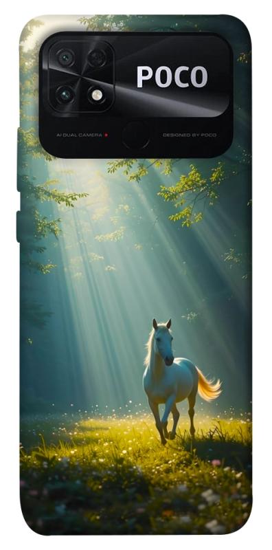Чехол itsPrint Horse in nature для Xiaomi Poco C40, животные, купить оптом с доставкой