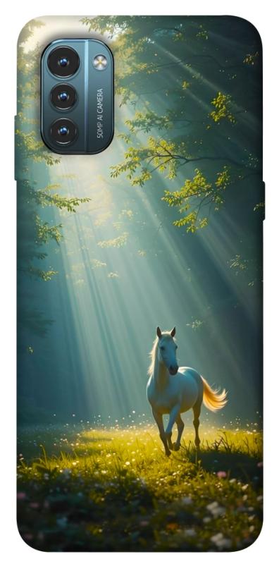 Чехол itsPrint Horse in nature для Nokia G21, животные, купить оптом с доставкой