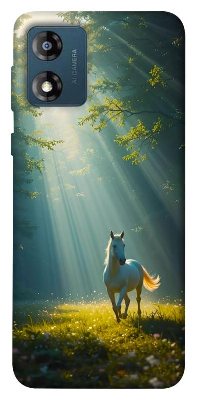 Чехол itsPrint Horse in nature для Motorola Moto E13, животные, купить оптом с доставкой