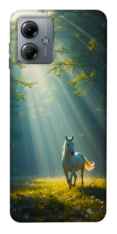 Чехол itsPrint Horse in nature для Motorola Moto G14, животные, купить оптом с доставкой
