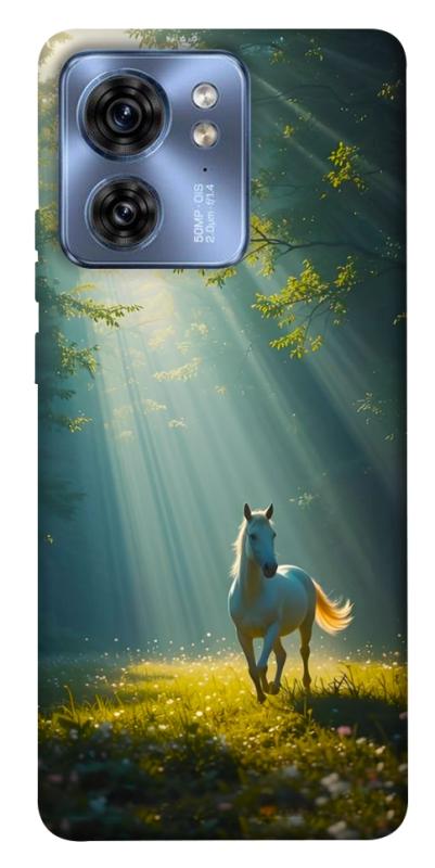 Чехол itsPrint Horse in nature для Motorola Edge 40, животные, купить оптом с доставкой