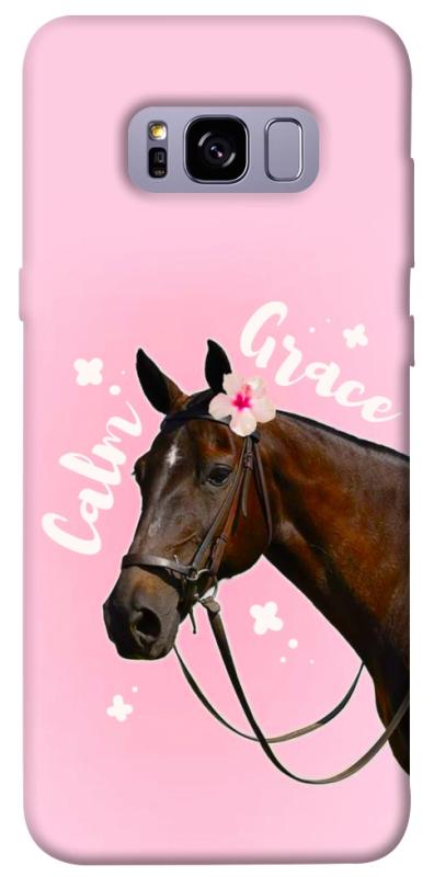 Чехол itsPrint Horse with flower для Samsung G955 Galaxy S8 Plus, животные, купить оптом с доставкой
