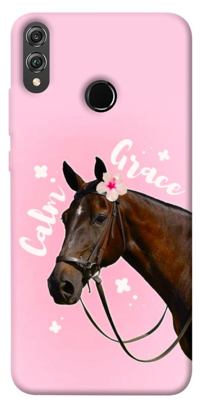 Чехол itsPrint Horse with flower для Huawei Honor 8X, животные, купить оптом с доставкой