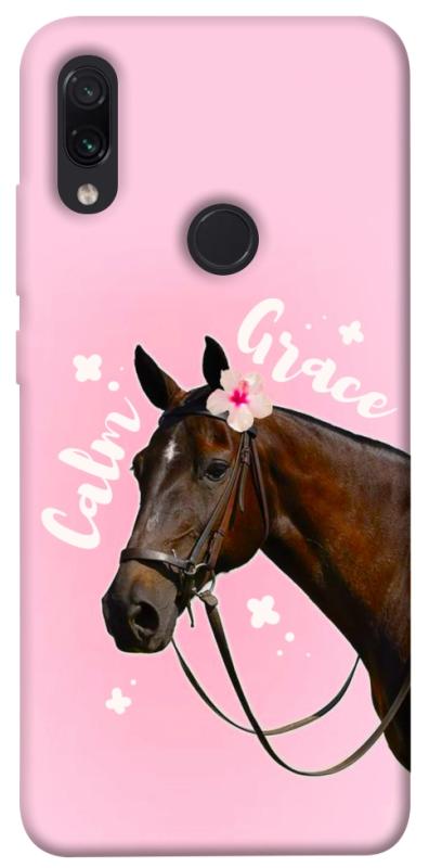Чехол itsPrint Horse with flower для Xiaomi Redmi Note 7 / Note 7 Pro / Note 7s, животные, купить оптом с доставкой
