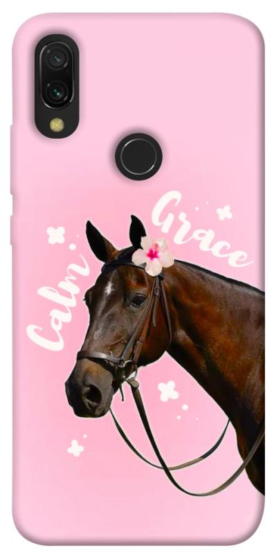 Чехол itsPrint Horse with flower для Xiaomi Redmi 7, животные, купить оптом с доставкой