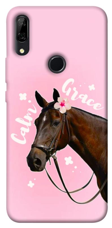Чехол itsPrint Horse with flower для Huawei P Smart Z, животные, купить оптом с доставкой