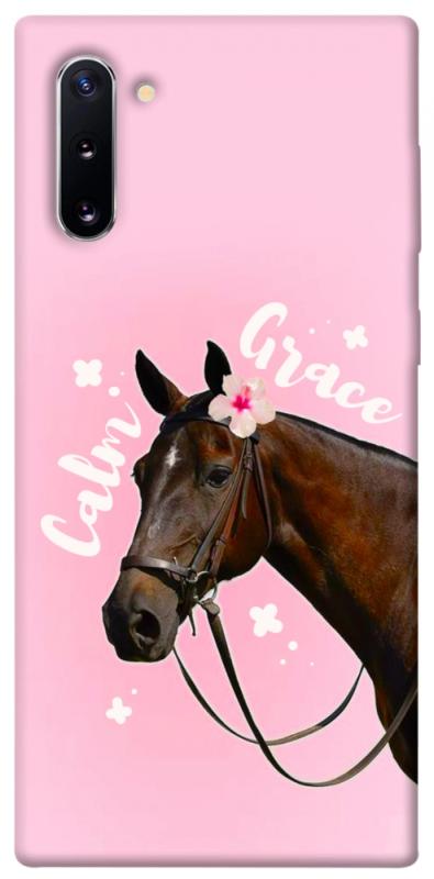 Чехол itsPrint Horse with flower для Samsung Galaxy Note 10, животные, купить оптом с доставкой