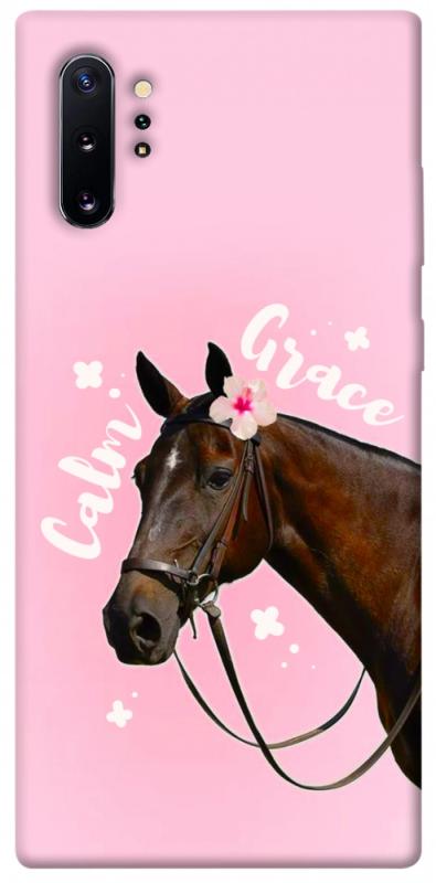 Чехол itsPrint Horse with flower для Samsung Galaxy Note 10 Plus, животные, купить оптом с доставкой