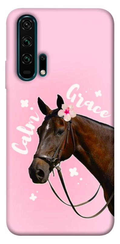 Чехол itsPrint Horse with flower для Huawei Honor 20 Pro, животные, купить оптом с доставкой