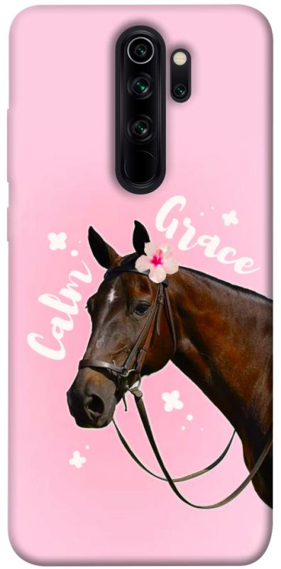 Чехол itsPrint Horse with flower для Xiaomi Redmi Note 8 Pro, животные, купить оптом с доставкой