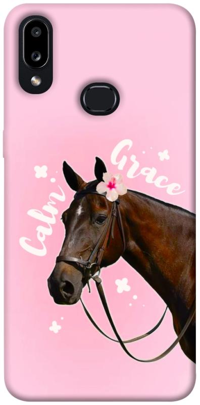 Чехол itsPrint Horse with flower для Samsung Galaxy A10s, животные, купить оптом с доставкой