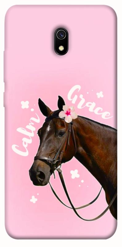 Чехол itsPrint Horse with flower для Xiaomi Redmi 8a, животные, купить оптом с доставкой