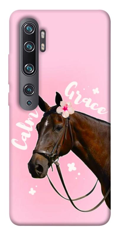 Чехол itsPrint Horse with flower для Xiaomi Mi Note 10 / Note 10 Pro / Mi CC9 Pro, животные, купить оптом с доставкой