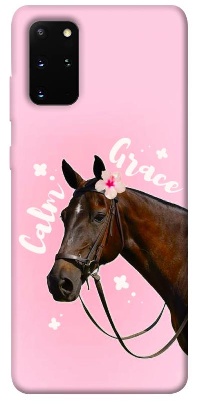 Чехол itsPrint Horse with flower для Samsung Galaxy S20+, животные, купить оптом с доставкой