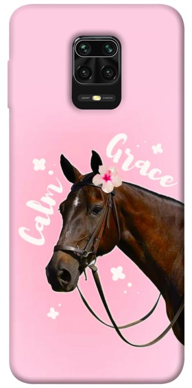 Чехол itsPrint Horse with flower для Xiaomi Redmi Note 9s / Note 9 Pro / Note 9 Pro Max, животные, купить оптом с доставкой