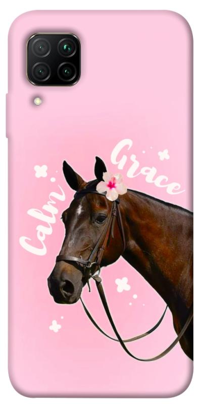 Чехол itsPrint Horse with flower для Huawei P40 Lite, животные, купить оптом с доставкой