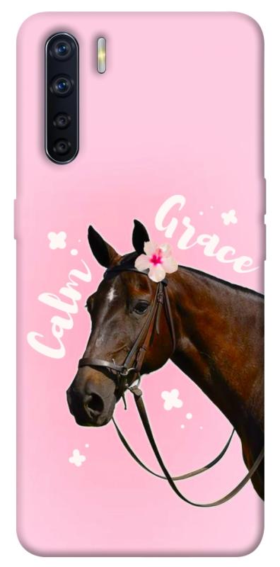 Чехол itsPrint Horse with flower для Oppo A91, животные, купить оптом с доставкой