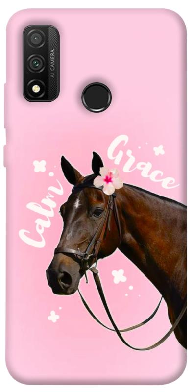 Чехол itsPrint Horse with flower для Huawei P Smart (2020), животные, купить оптом с доставкой