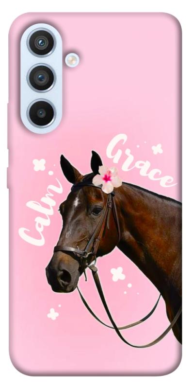 Чехол itsPrint Horse with flower для Samsung Galaxy A54 5G, животные, купить оптом с доставкой