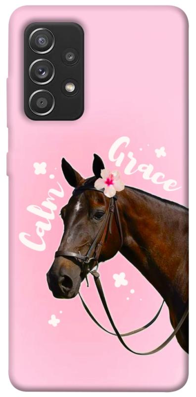 Чехол itsPrint Horse with flower для Samsung Galaxy A52 4G / A52 5G, животные, купить оптом с доставкой