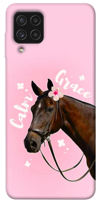 Чехол itsPrint Horse with flower для Samsung Galaxy A22 4G, животные, купить оптом с доставкой