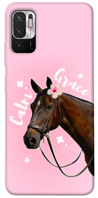 Чехол itsPrint Horse with flower для Xiaomi Redmi Note 10 5G, животные, купить оптом с доставкой