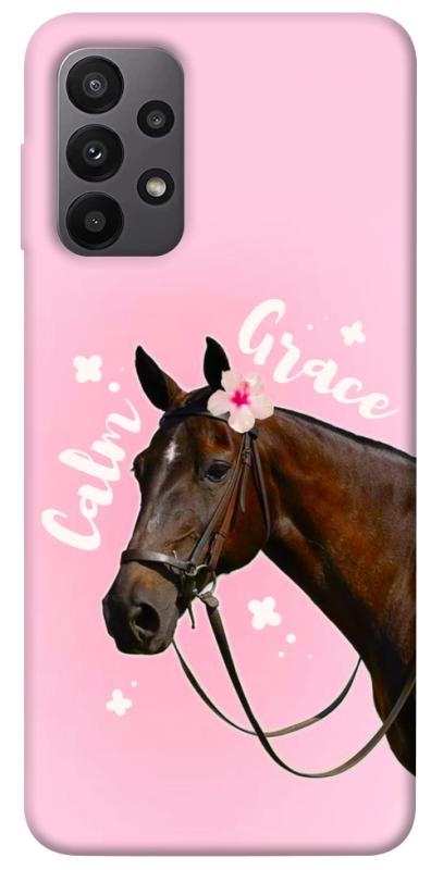 Чехол itsPrint Horse with flower для Samsung Galaxy A23 4G, животные, купить оптом с доставкой