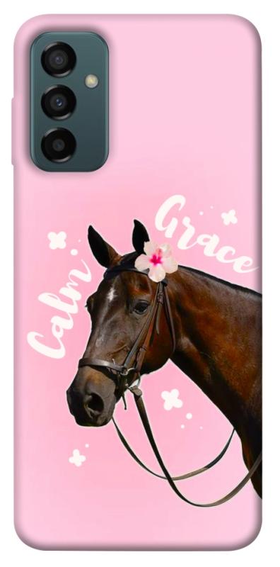 Чехол itsPrint Horse with flower для Samsung Galaxy M23 5G, животные, купить оптом с доставкой