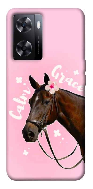 Чехол itsPrint Horse with flower для OnePlus Nord N20 SE, животные, купить оптом с доставкой