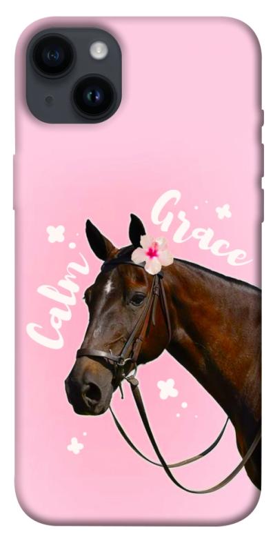 Чехол itsPrint Horse with flower для Apple iPhone 14 Plus (6.7"), животные, купить оптом с доставкой
