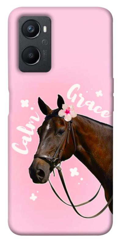 Чехол itsPrint Horse with flower для Oppo A96, животные, купить оптом с доставкой