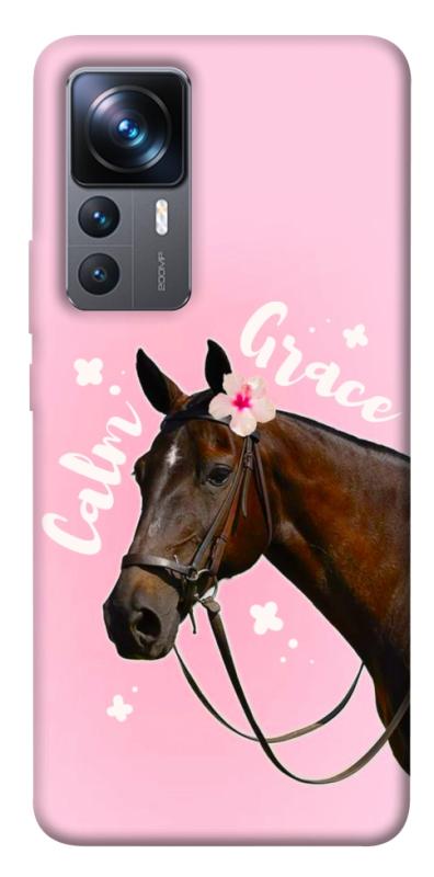 Чехол itsPrint Horse with flower для Xiaomi 12T / 12T Pro, животные, купить оптом с доставкой